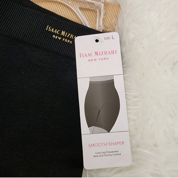Isaac Mizrahi Long Leg Shapewear 2 Pack Back/Tummy Control Smooth Shaper. - Picture 4 of 4